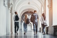 Students Walking